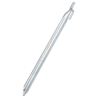 Picchetti Tenda 24 Pz Forma Di V 29,5 Cm Ø20 Mm Acciaio Zincato
