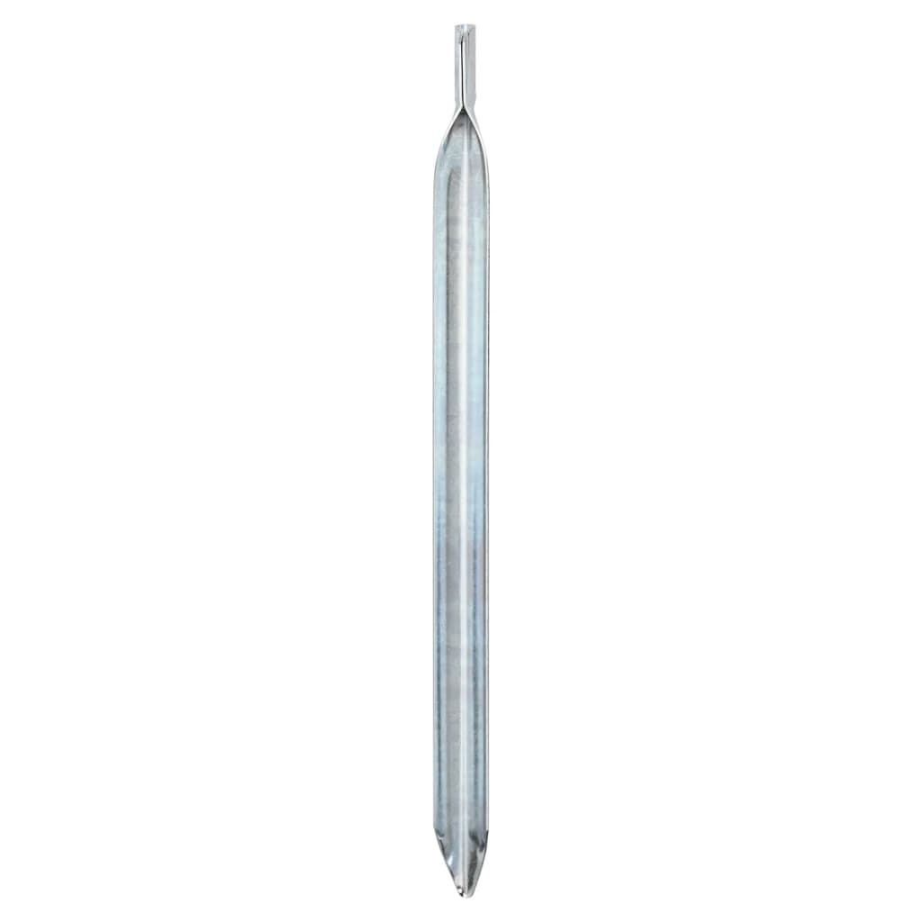 Picchetti Tenda 24 Pz Forma Di V 29,5 Cm Ø20 Mm Acciaio Zincato