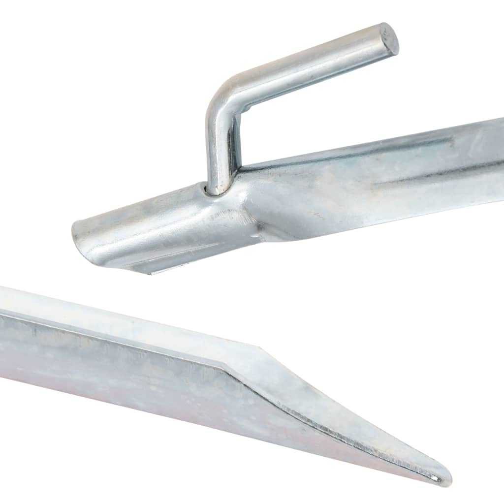 Picchetti Tenda 24 Pz Forma Di V 29,5 Cm Ø20 Mm Acciaio Zincato
