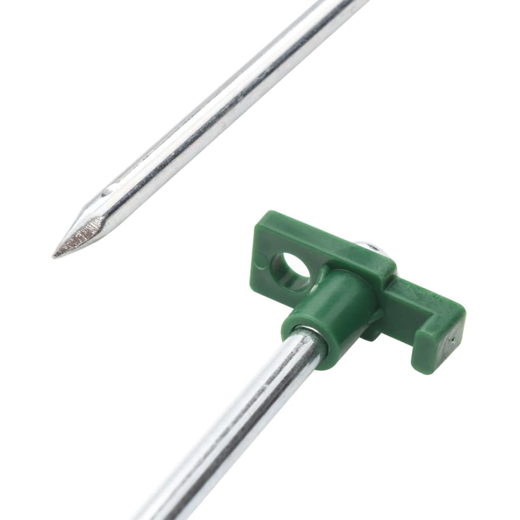 Picchetti Per Tenda 24 Pz 25 Cm 7 Mm In Acciaio Zincato E Pp