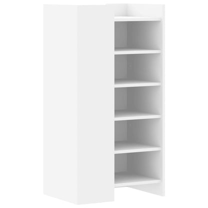 Scarpiera Bianca 52X37,5X100 Cm In Legno Multistrato