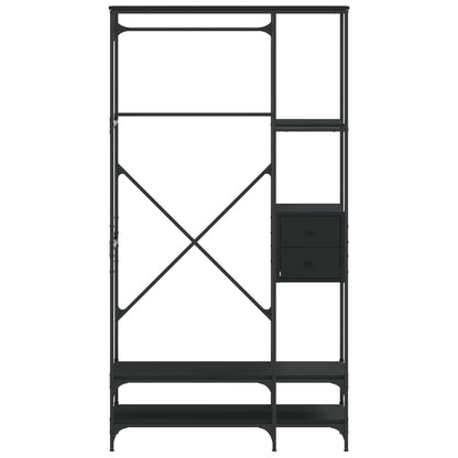 Appendiabiti Con Scaffali In Legno Multistrato