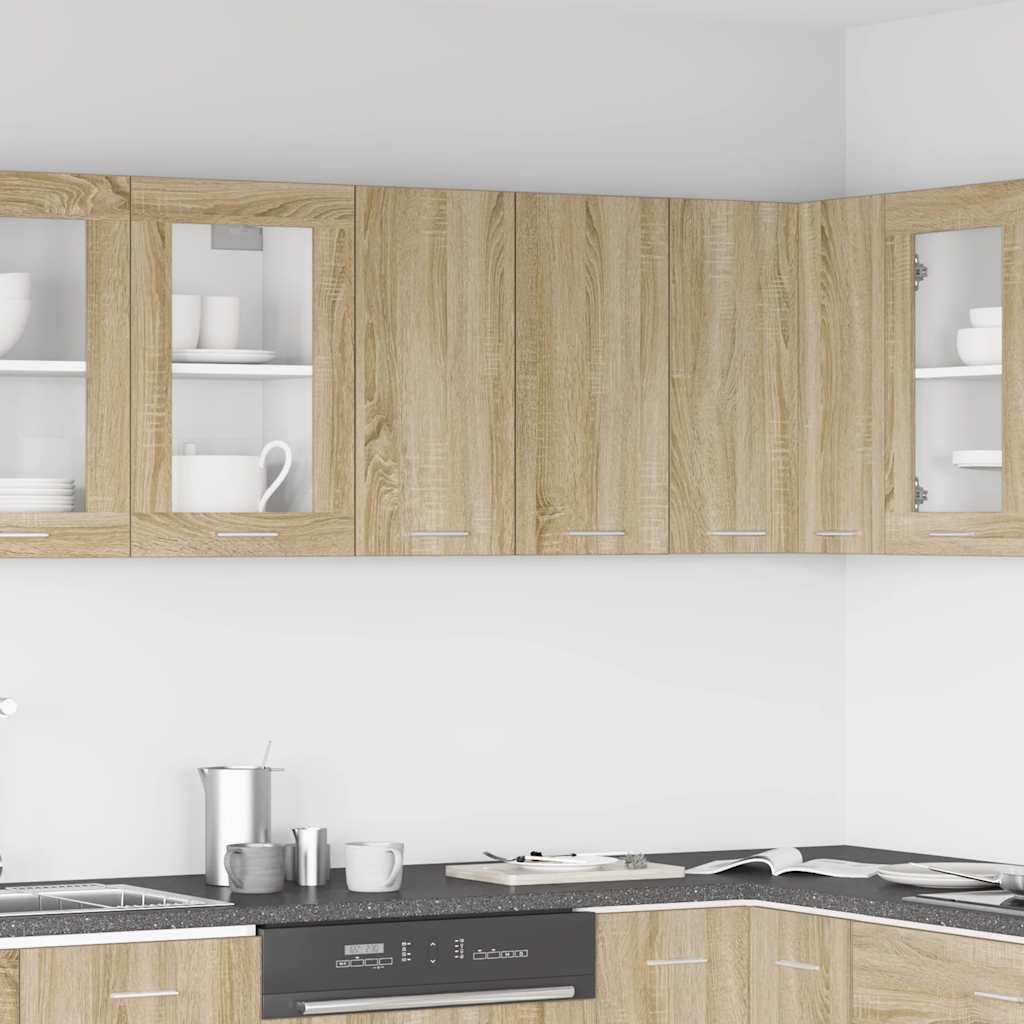 Mobili Pensili “Lyon” 2 Pz 50X31X60 Cm Rovere Sonoma