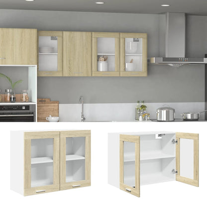 Mobili Pensili “Lyon” 2 Pz 50X31X60 Cm Rovere Sonoma