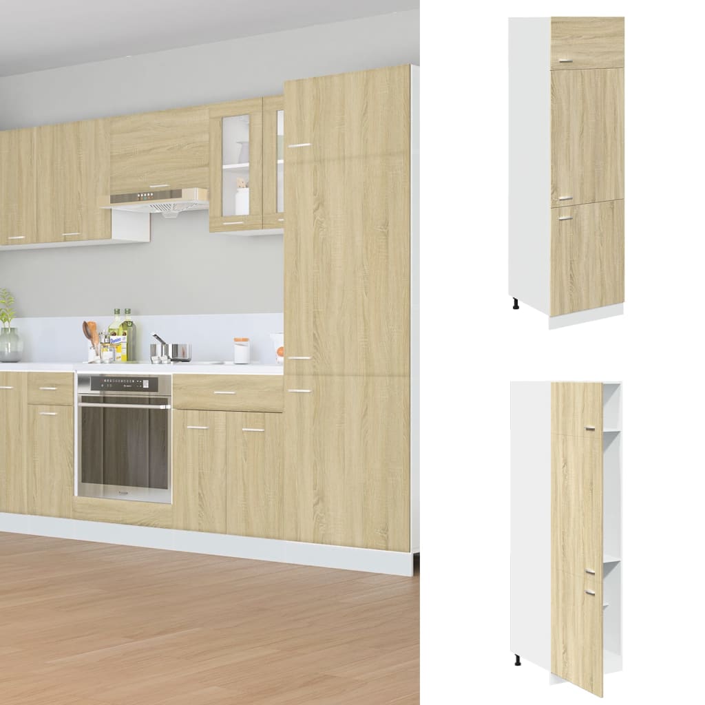 Mobili Pensili “Lyon” 2 Pz 50X31X60 Cm Rovere Sonoma