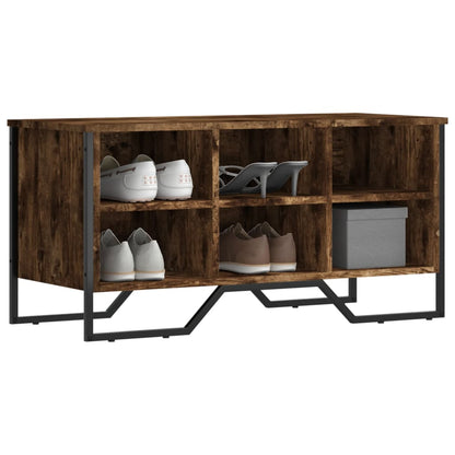 Scarpiera Nera 90X38X61,5 Cm In Truciolato