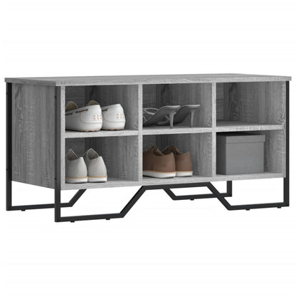 Scarpiera Nera 90X38X61,5 Cm In Truciolato