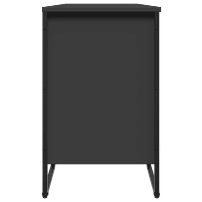 Scarpiera Nera 90X38X61,5 Cm In Truciolato