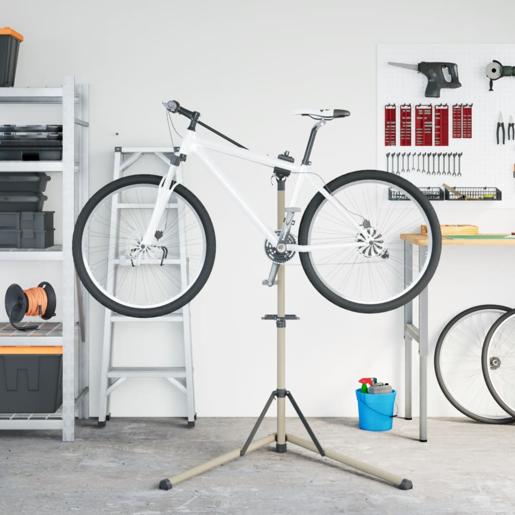 Supporto Per Riparazione Bici Regolabile 102-160 Cm Alluminio