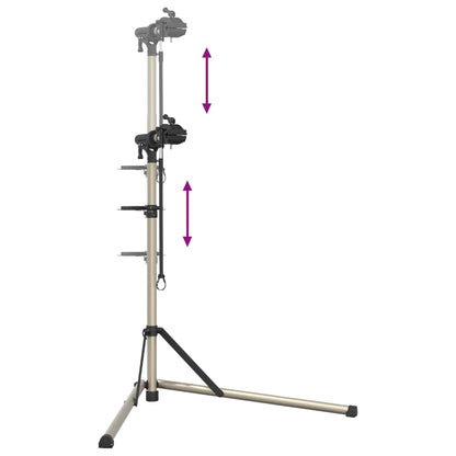 Supporto Per Riparazione Bici Regolabile 102-160 Cm Alluminio