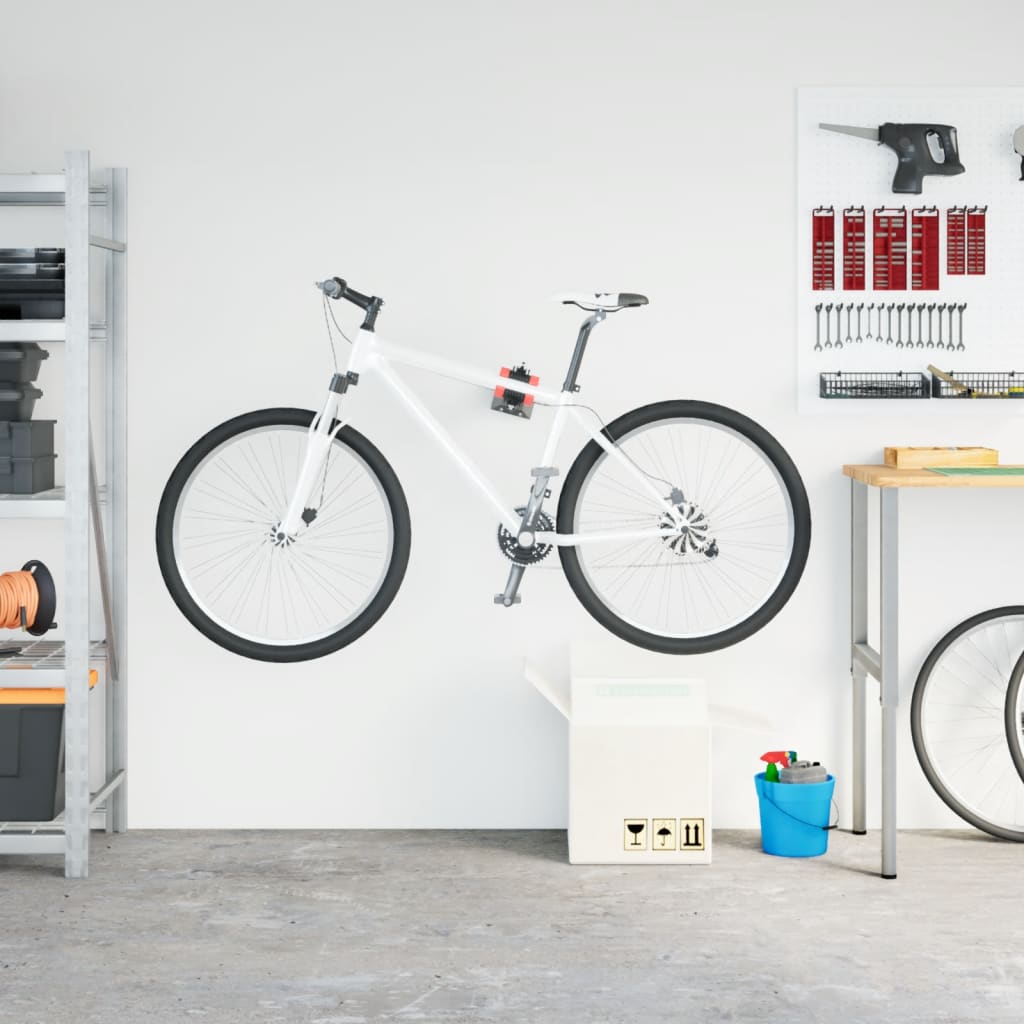 Supporto Riparazione Bici Da Parete Pieghevole In Acciaio