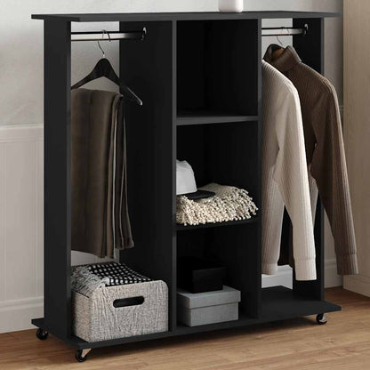 Armadio Con Ruote 102X38X110Cm In Legno Multistrato