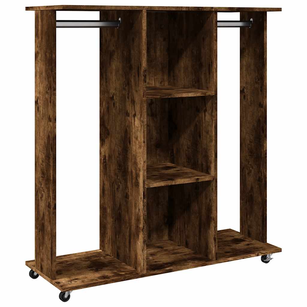 Armadio Con Ruote 102X38X110Cm In Legno Multistrato