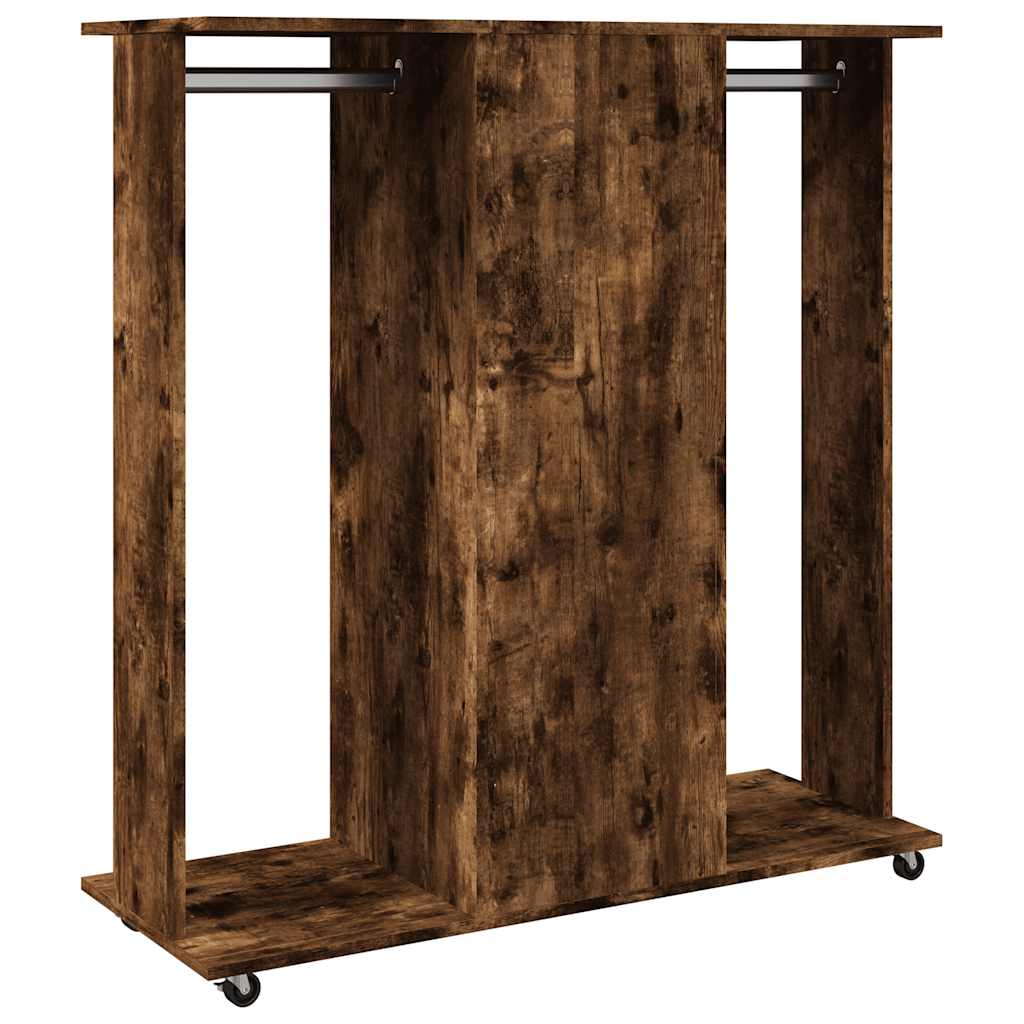Armadio Con Ruote 102X38X110Cm In Legno Multistrato