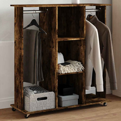 Armadio Con Ruote 102X38X110Cm In Legno Multistrato