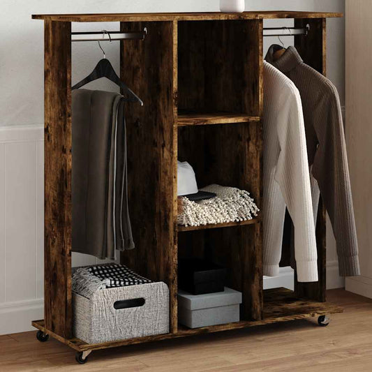 Armadio Con Ruote 102X38X110Cm In Legno Multistrato