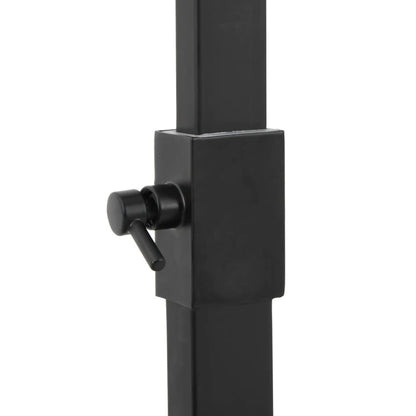 Set Soffione Doccia Duale Con Miscelatore E Tubo Ottone Nero