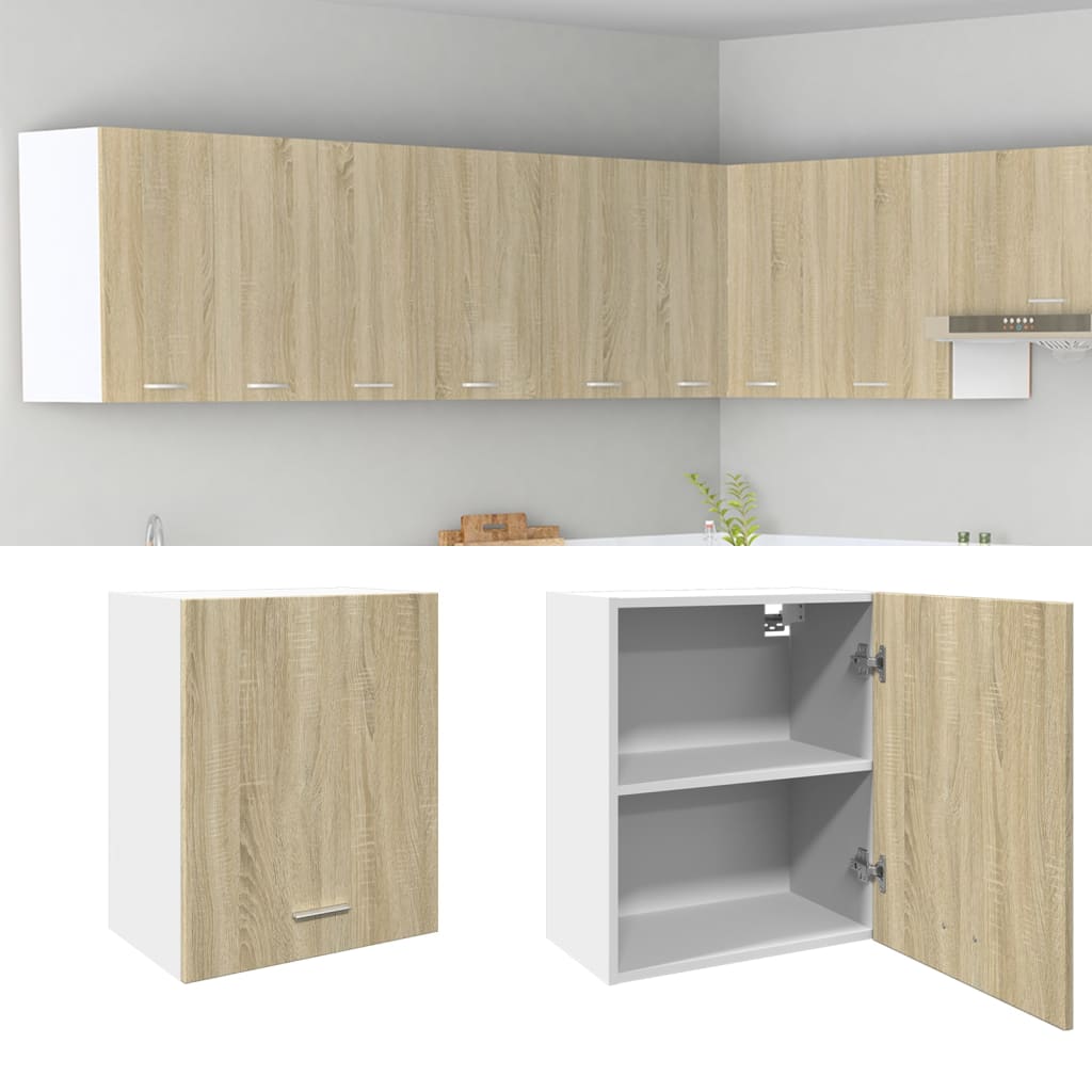 Mobili Pensili “Lyon” 2 Pz 50X31X60 Cm Rovere Sonoma