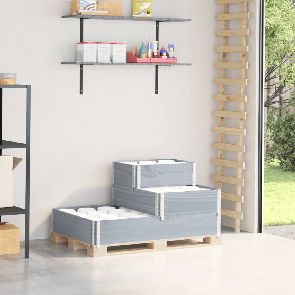 Fioriera Rialzata A 3 Livelli Marrone 120X80 Cm Legno Di Pino