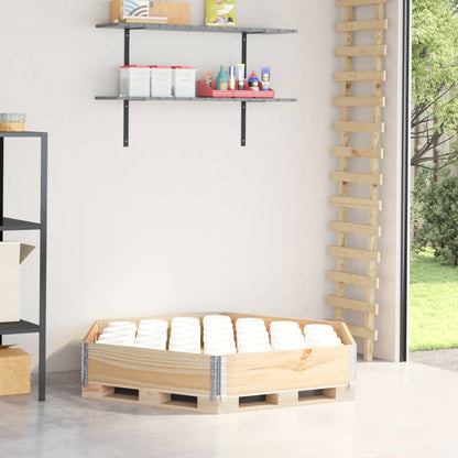 Fioriera Rialzata Esagonale Grigia 160X160Cm Legno Di Pino