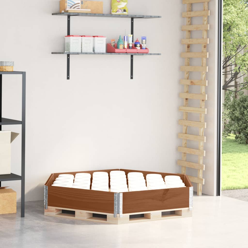 Fioriera Rialzata Esagonale Grigia 160X160Cm Legno Di Pino