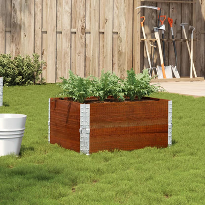 Poggiapiedi Da Giardino Marrone 120X80Cm Legno Massello Di Pino