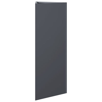 Fioriere 2 Pz Antracite Triangolari In Acciaio