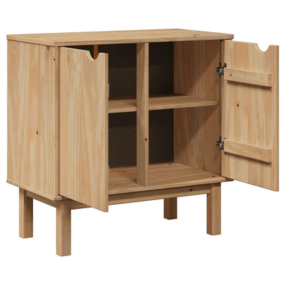 Mobile Da Corridoio Otta 45X39X57 Cm In Legno Massello Di Pino