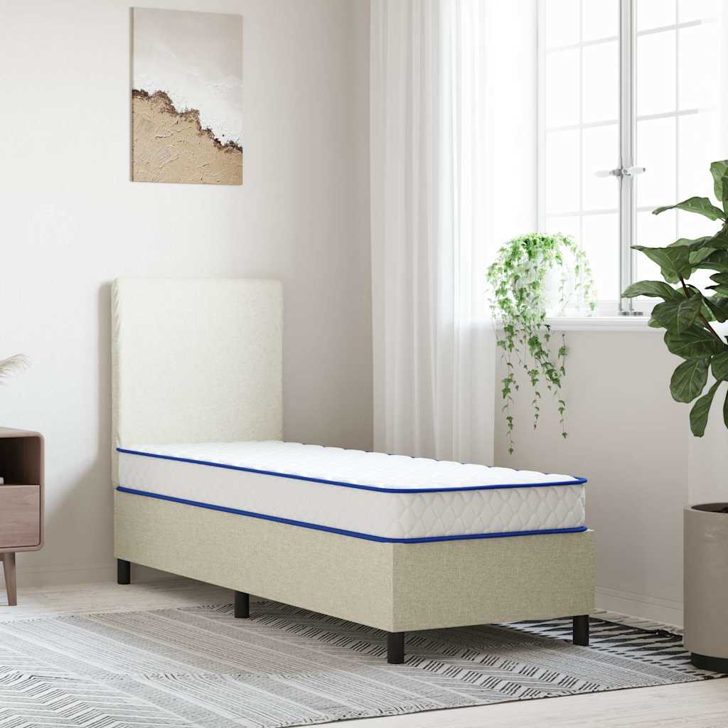 Materasso Viscoelastico Bianco 90X190X17 Cm