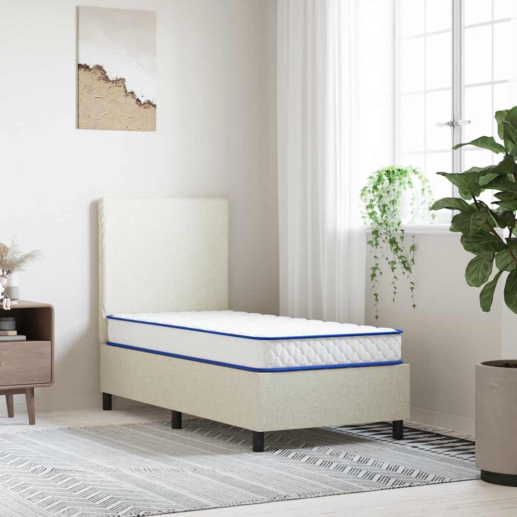 Materasso Viscoelastico Bianco 90X190X17 Cm