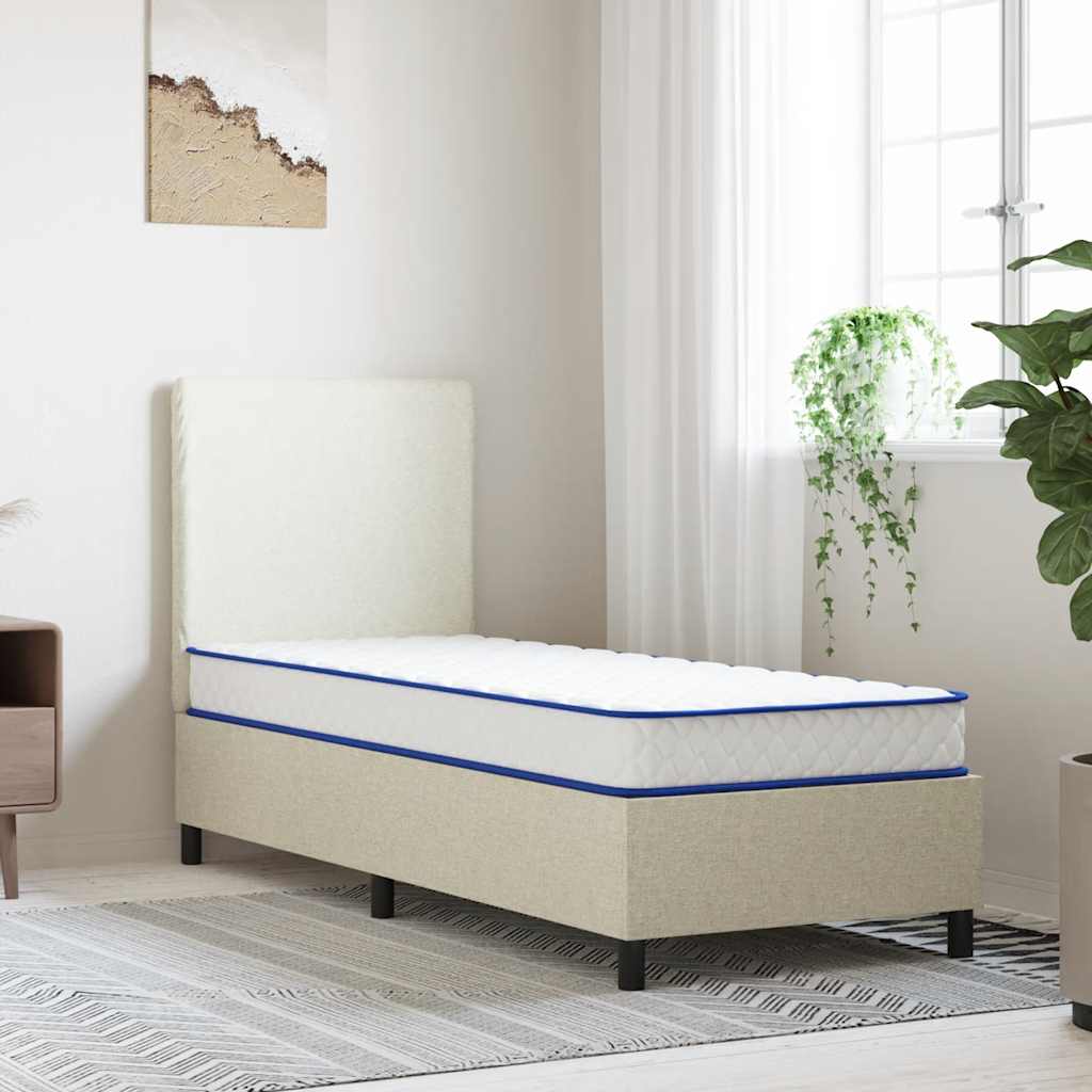 Materasso Viscoelastico Bianco 90X190X17 Cm
