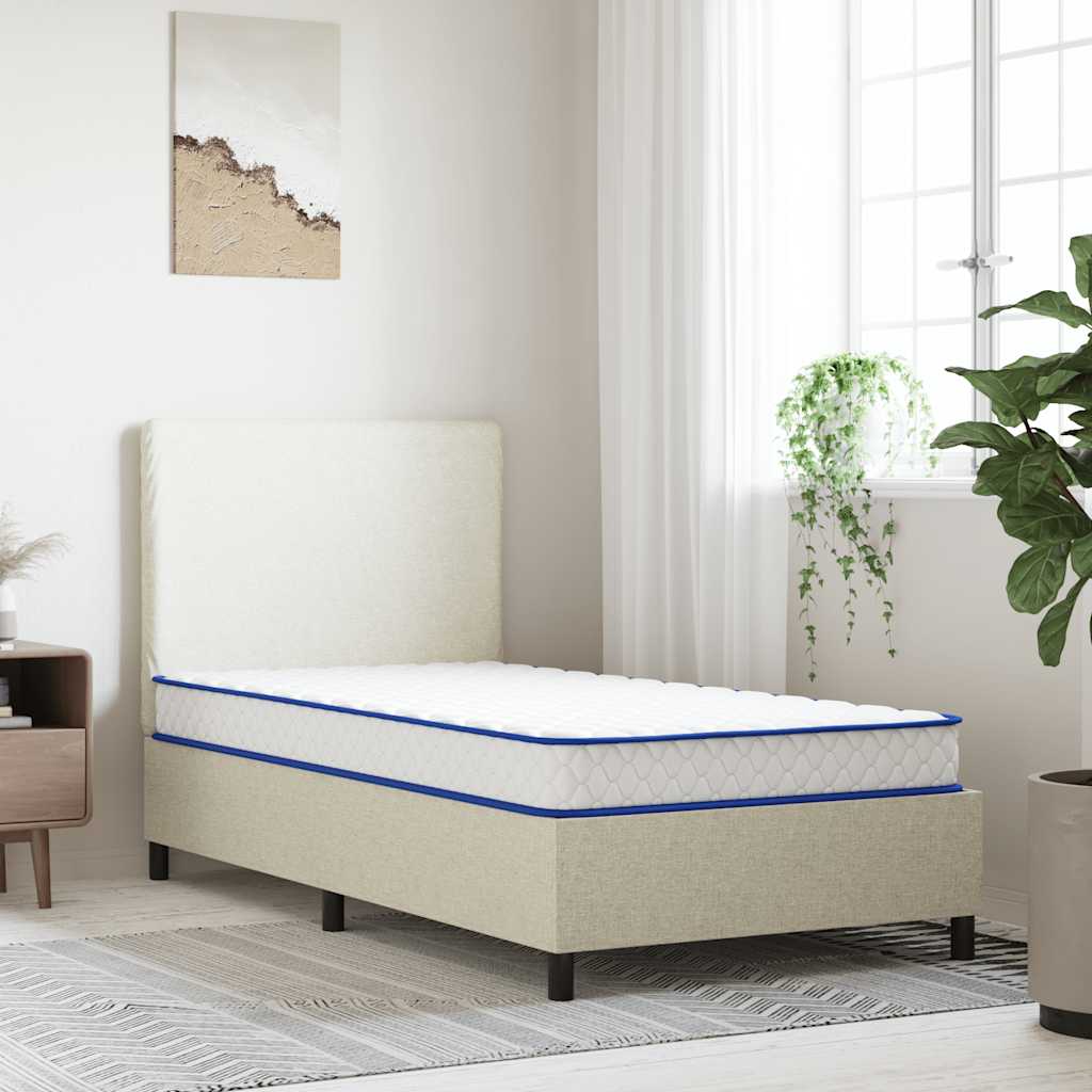 Materasso Viscoelastico Bianco 90X190X17 Cm