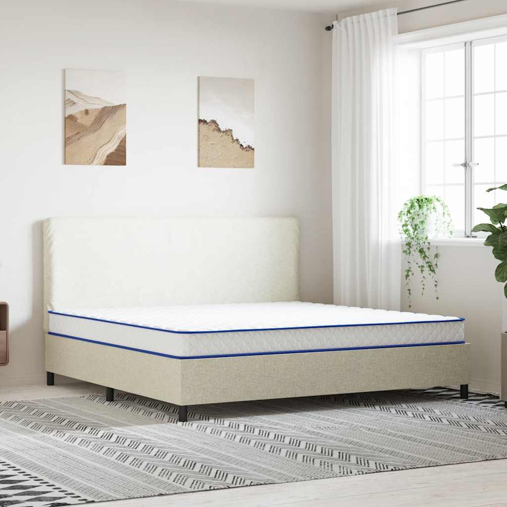 Materasso Viscoelastico Bianco 90X190X17 Cm