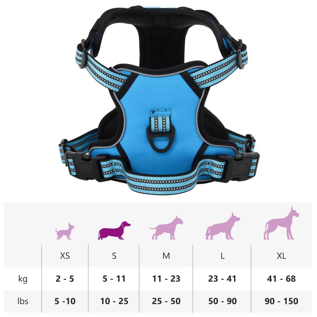Pettorina Per Cani Con Trice Riflettenti Regolabile