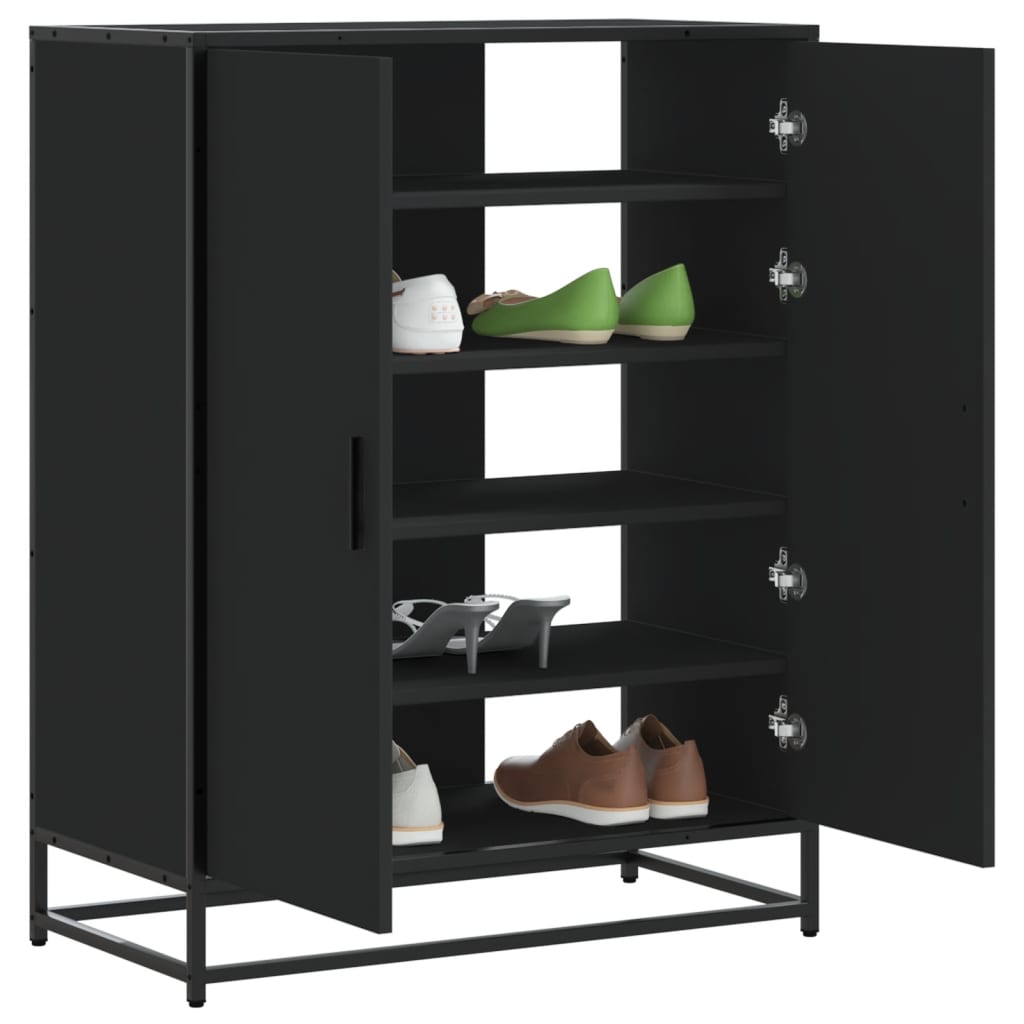 Scarpiera 75X38X97,5 Cm Legno Multistrato Metallo
