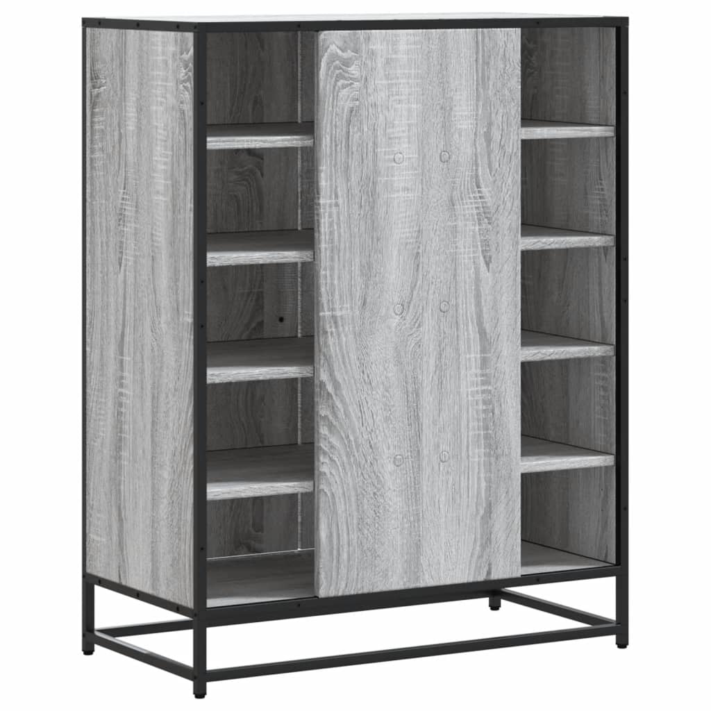 Scarpiera 75X38X97,5 Cm Legno Multistrato Metallo