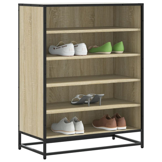 Scarpiera 75X38X97,5 Cm Legno Multistrato Metallo