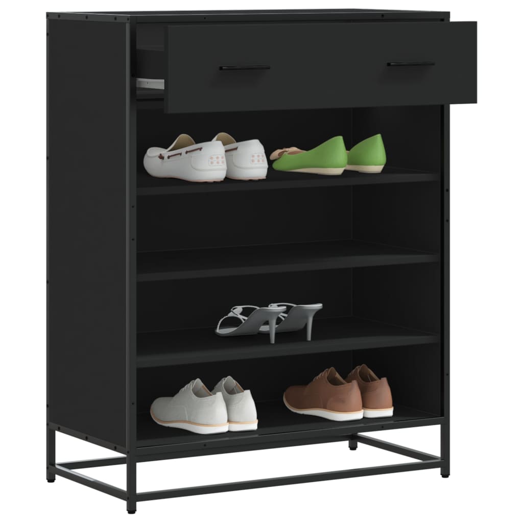 Scarpiera 75X38X97,5 Cm Legno Multistrato Metallo