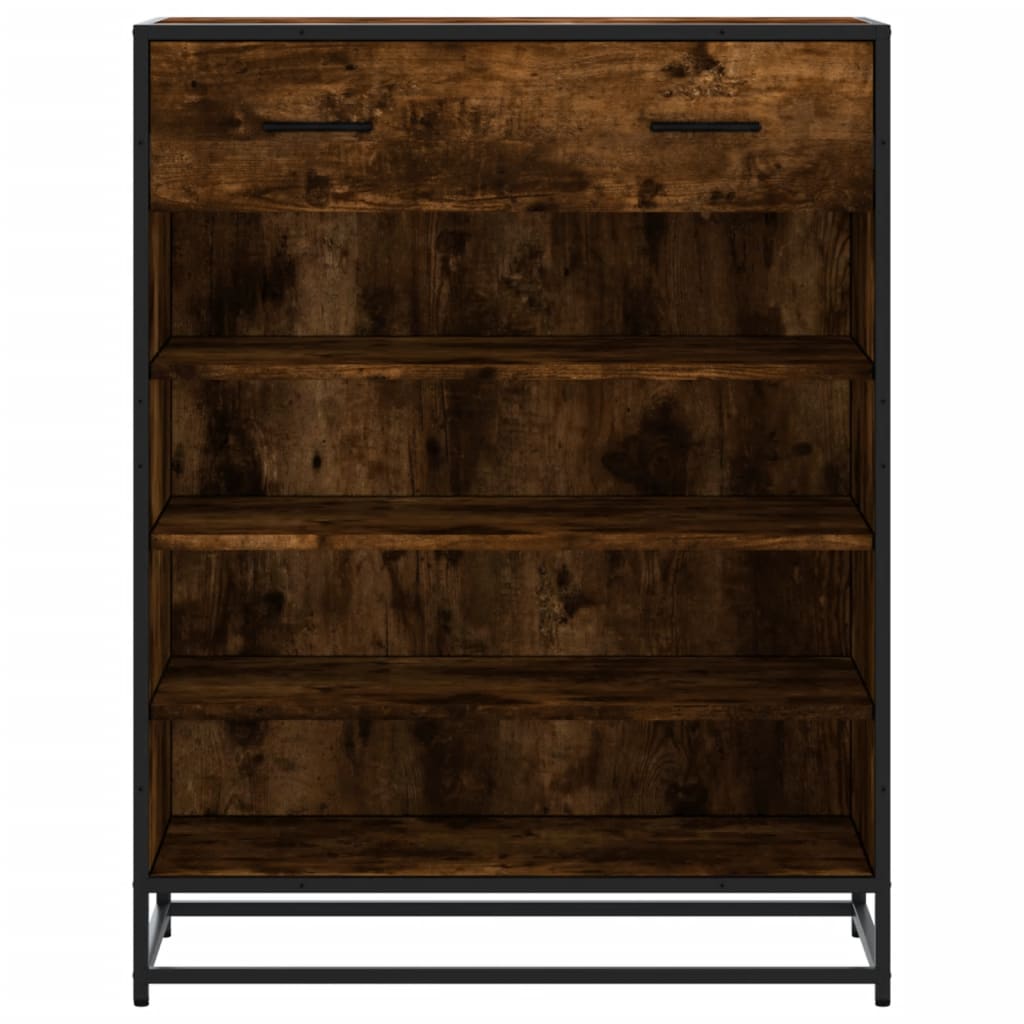 Scarpiera 75X38X97,5 Cm Legno Multistrato Metallo