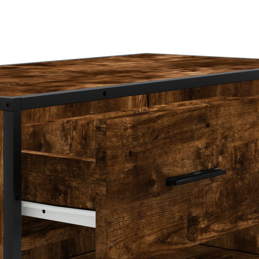 Scarpiera 75X38X97,5 Cm Legno Multistrato Metallo