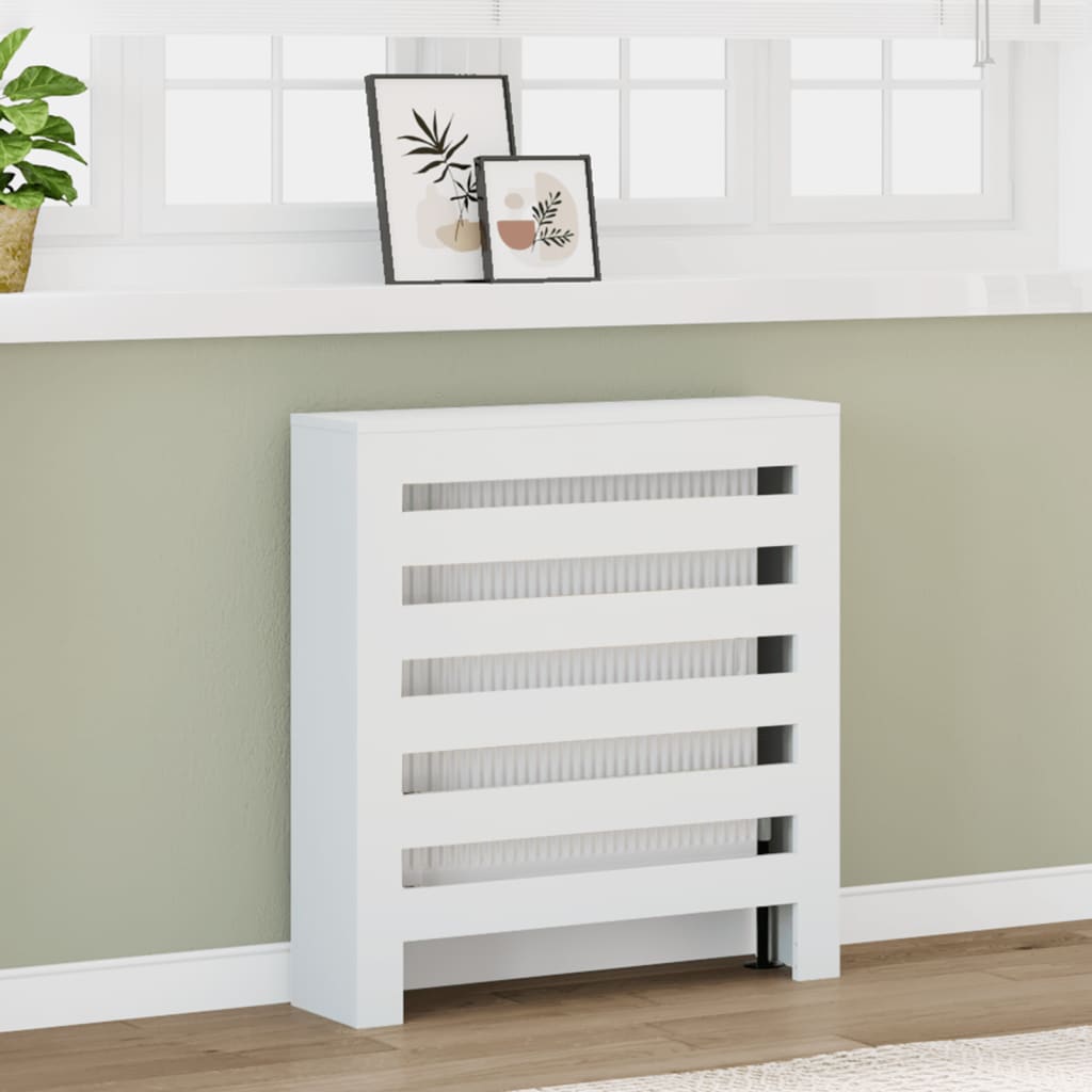 Copertura Termosifone Bianca Legno Multistrato Bianco
