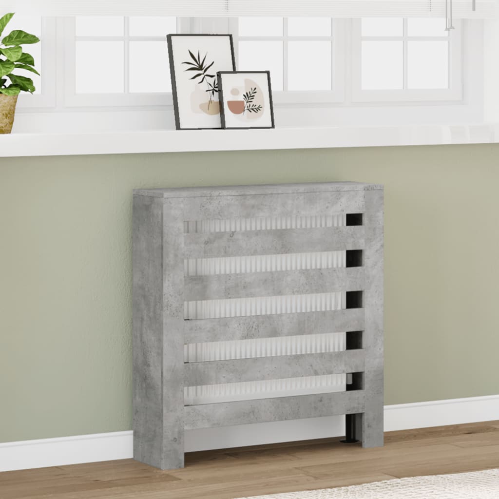 Copertura Termosifone 104X20X82Cm In Multistrato Grigio Cemento