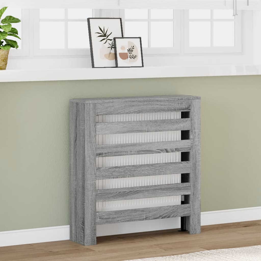 Copertura Termosifone 205X21,5X83,5Cm Multistrato Grigio Sonoma
