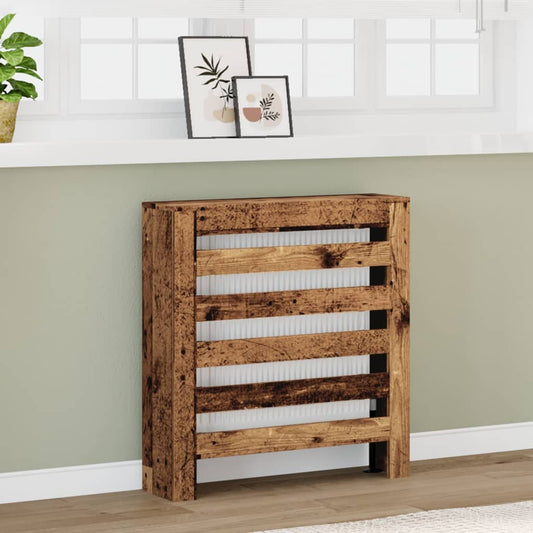 Copertura Termosifone 78X20X82Cm Legno Multistrato Legno Antico
