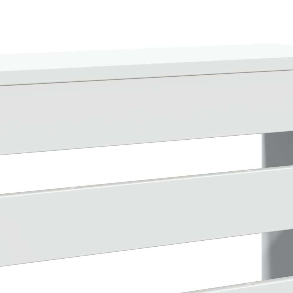 Copertura Termosifone Bianca 104X20X82 Cm In Legno Multistrato