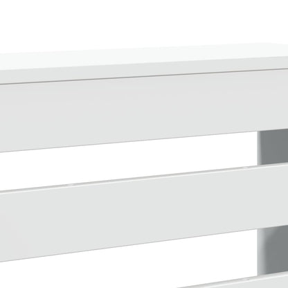 Copertura Termosifone Bianca 104X20X82 Cm In Legno Multistrato