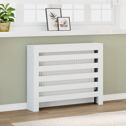 Copertura Termosifone Bianca 104X20X82 Cm In Legno Multistrato