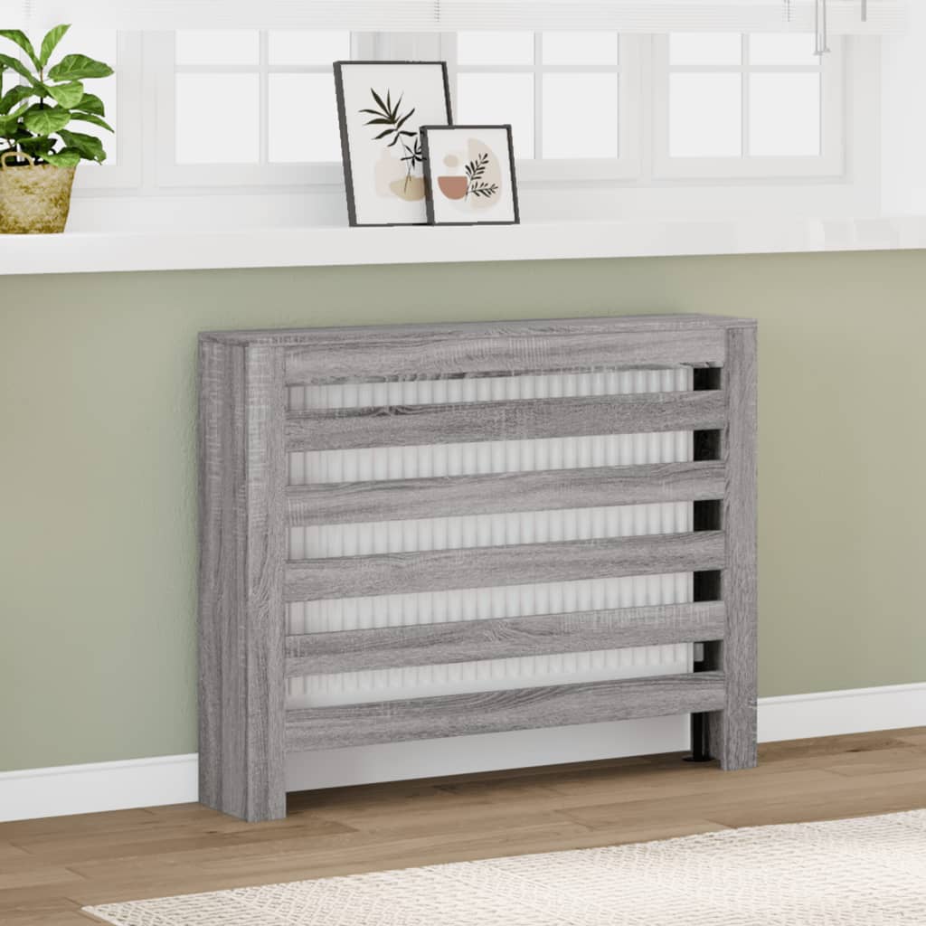 Copertura Termosifone 205X21,5X83,5Cm Multistrato Grigio Sonoma