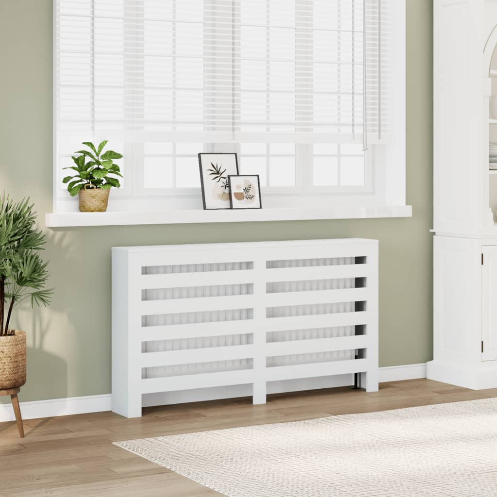 Copertura Termosifone Bianca Legno Multistrato Bianco