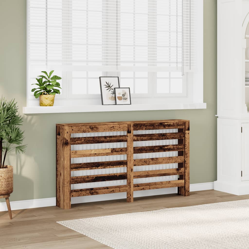 Copertura Termosifone 78X20X82Cm Legno Multistrato Legno Antico